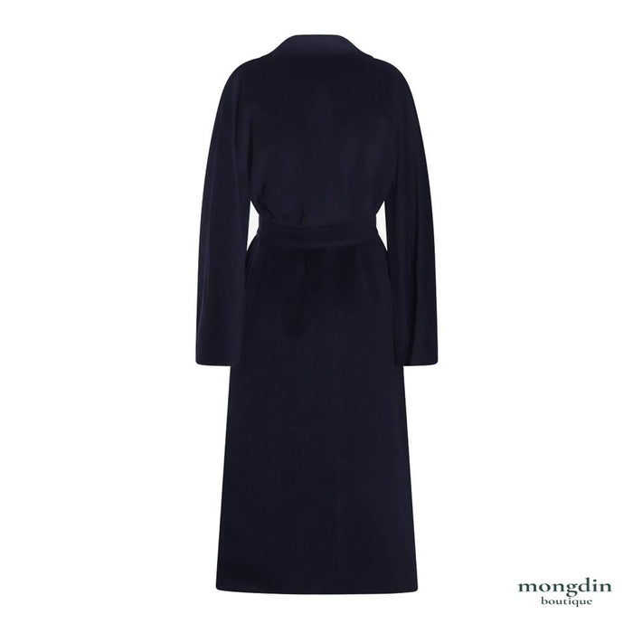 Max Mara Ultraviolet Blue Wool Madame 101801 Coat Unisex