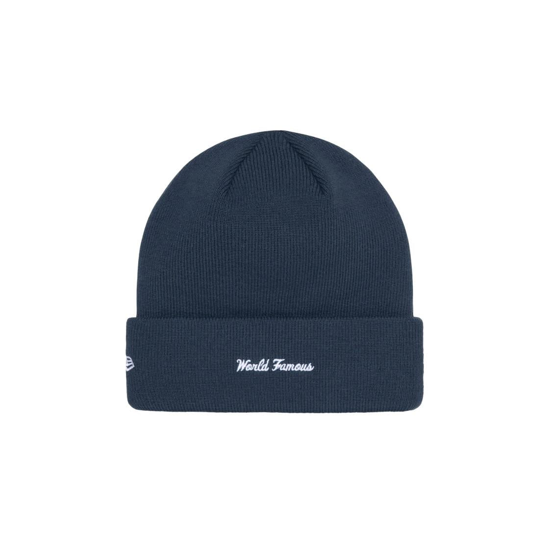 Supreme New Era Box Logo Beanie Navy Unisex