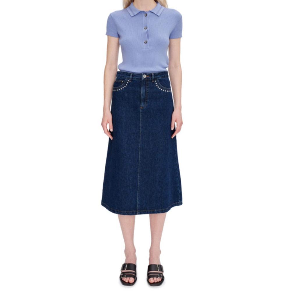 A.P.C. Women’s Redwood Long Denim Skirt