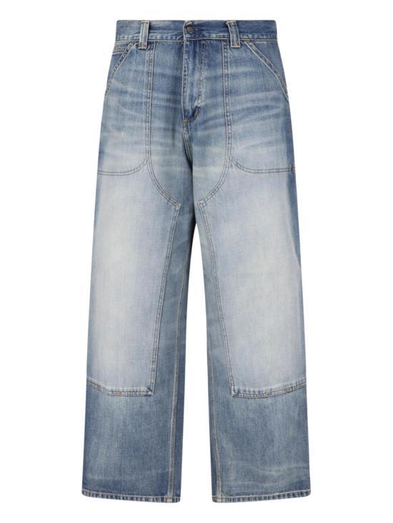 CARHARTT WIP Blue Worn Used Wash Denim Jeans Men’s
