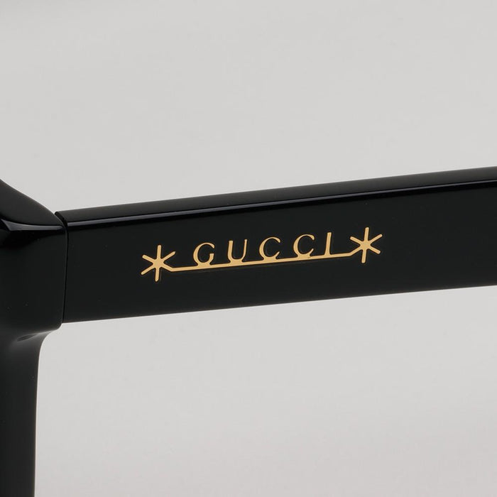 GUCCI Black Acetate Square Sunglasses Asian Fit GG1175 SK 002