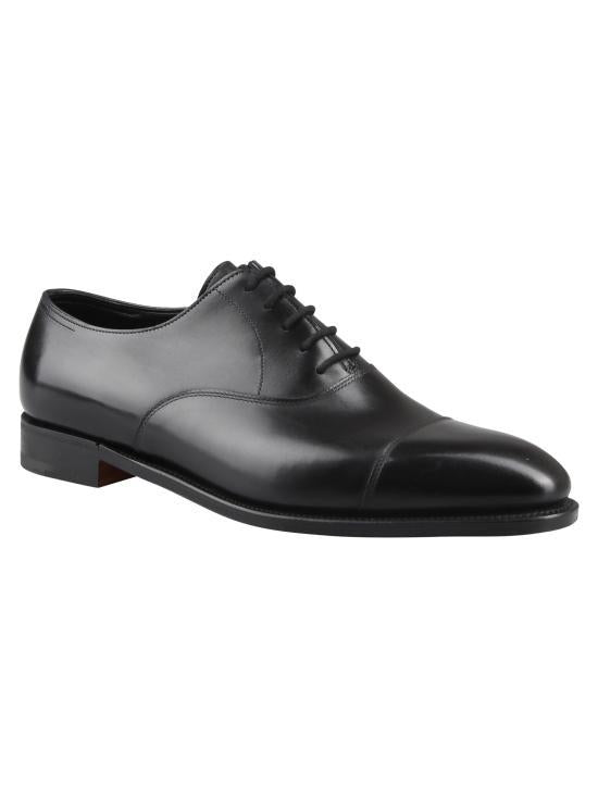 JOHN LOBB Black Leather Dress Shoes