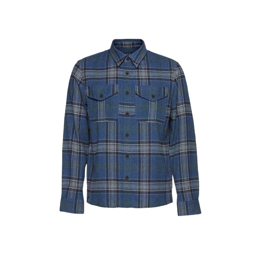 A.P.C. Breton Over Check Long Sleeve Shirt