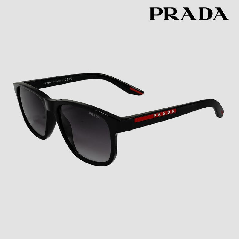 PRADA Dark Gray Gradient Sport Sunglasses 1AB09U