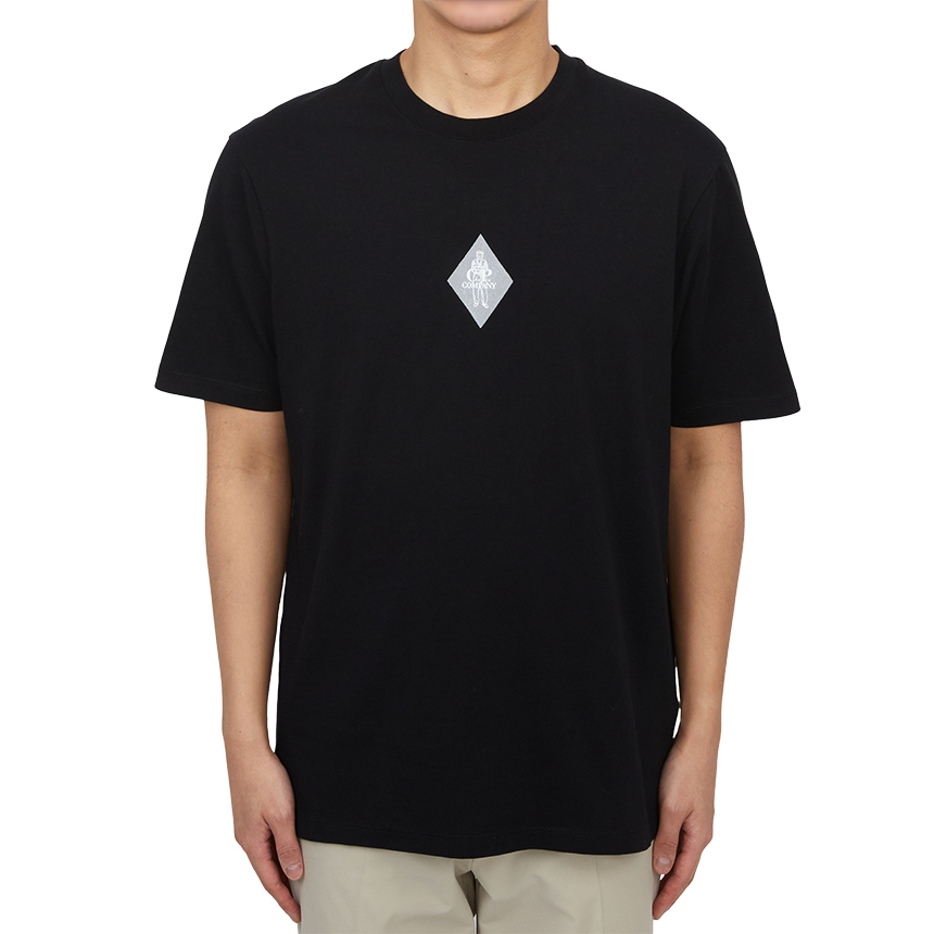 CP Company Graphic Black Short Sleeve T-Shirt 18CMTS144A