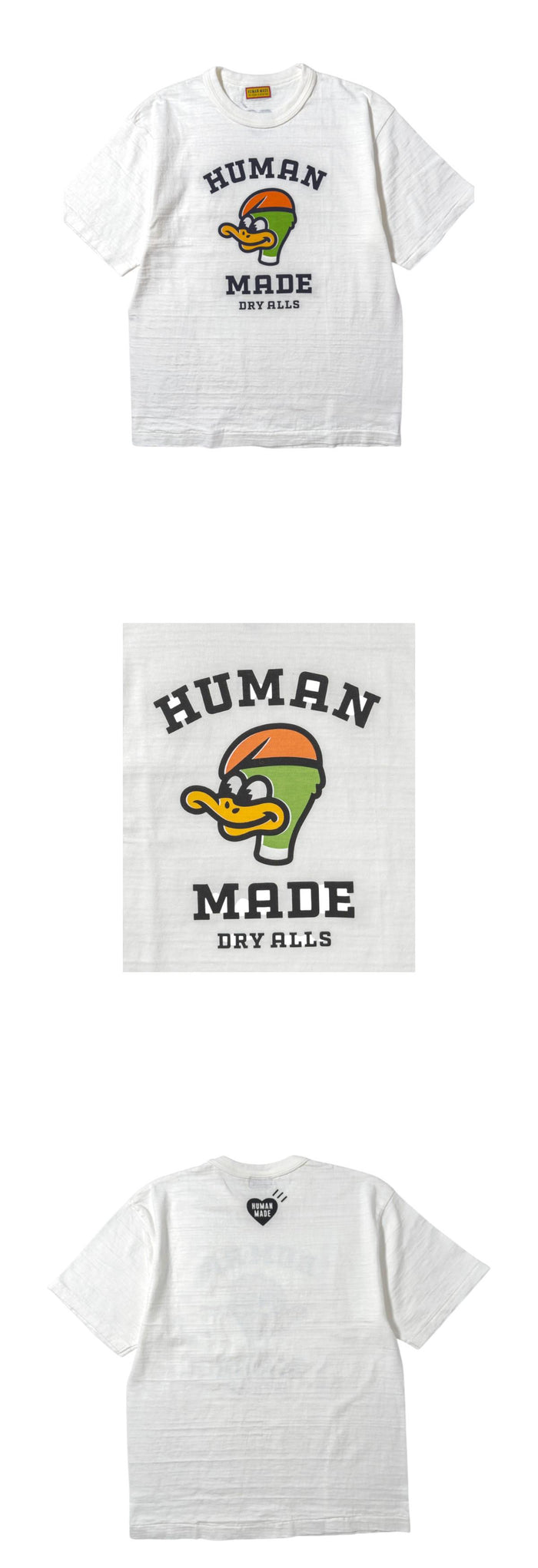 Humanmade Graphic Short Sleeve T-Shirt White DUCK HM30TE006