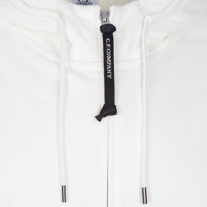 CP Company Men’s Hooded Zip Jacket White