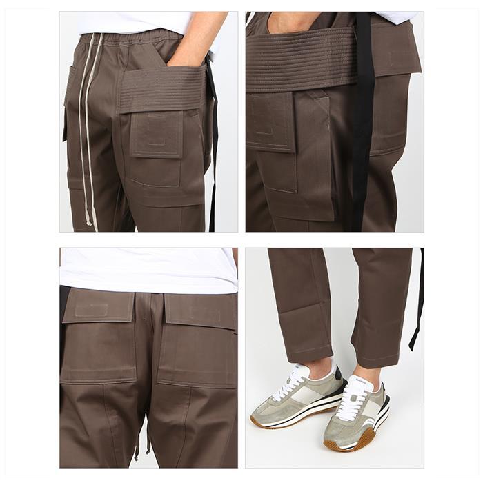 Rick Owens Darkshadow Cropped Cargo Pants