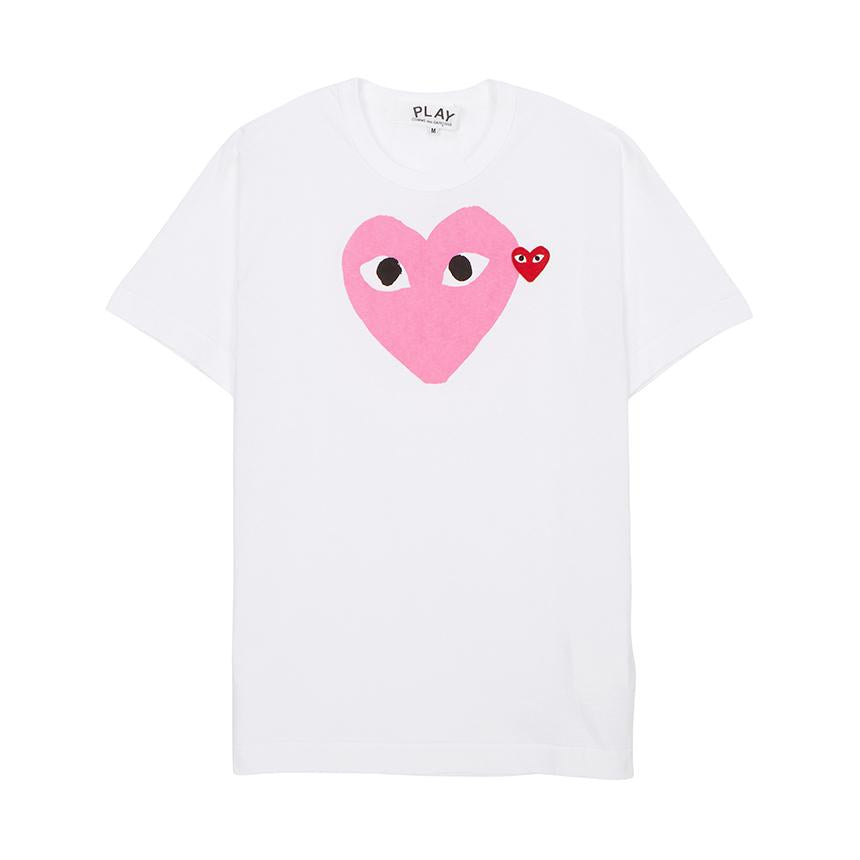 Comme des Garcons Red Heart Patch Unisex Short Sleeve T-Shirt AX T106 051 4
