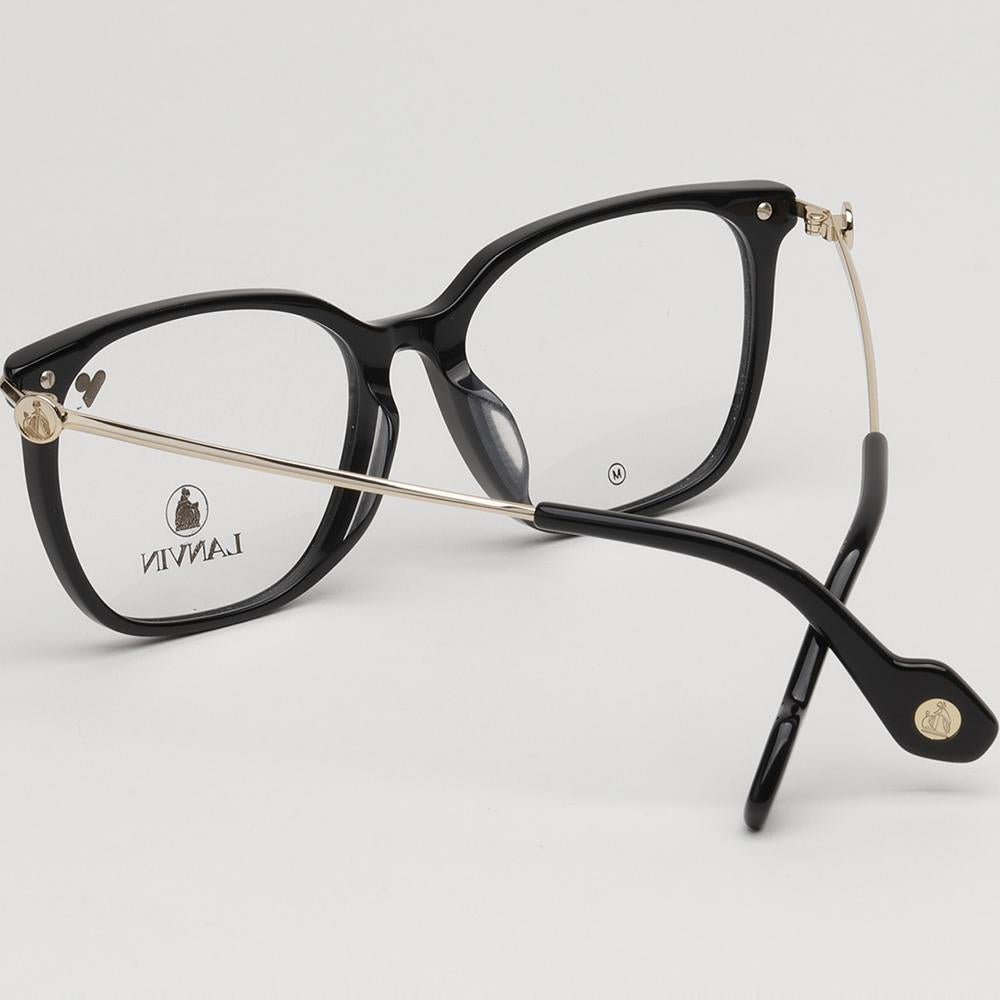 Lanvin Lightweight Square Acetate Asian Fit Eyeglasses Unisex LNV2639LB 001