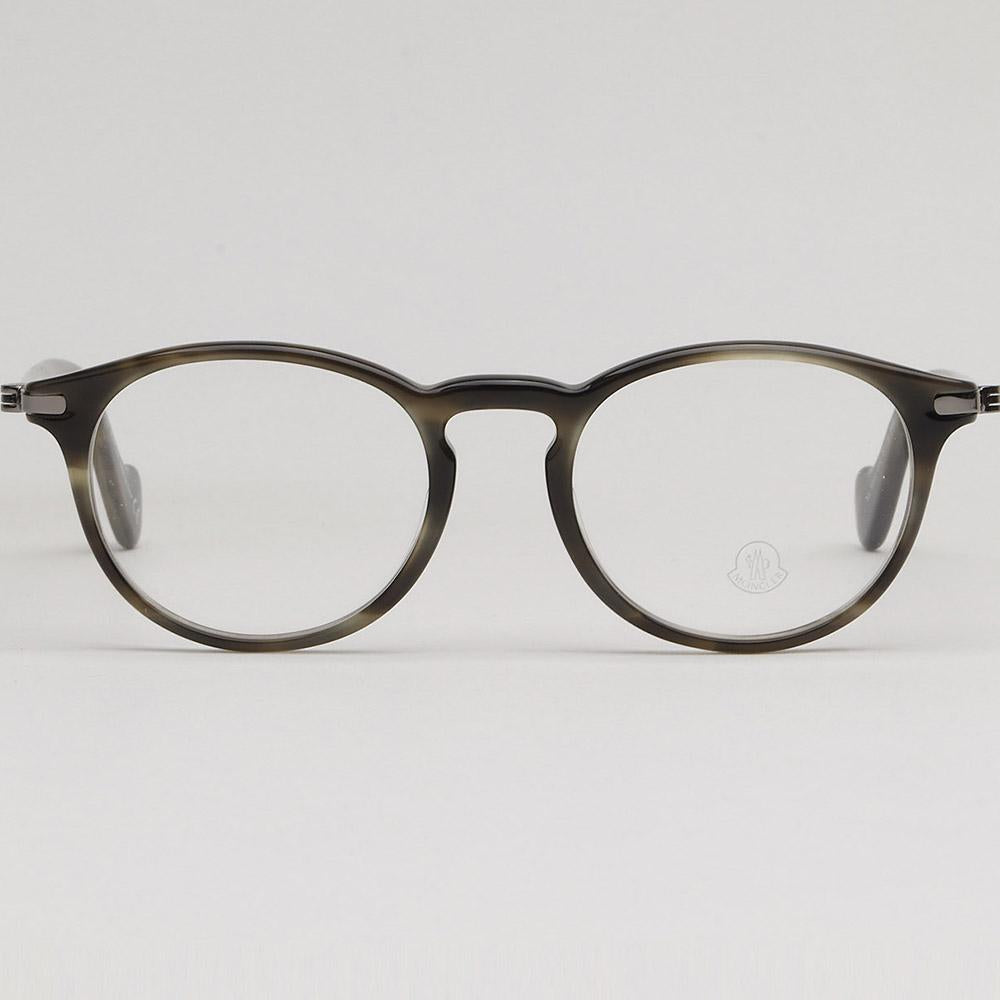 Moncler Tortoise Round Eyeglass Frames Unisex Fashion Accessory