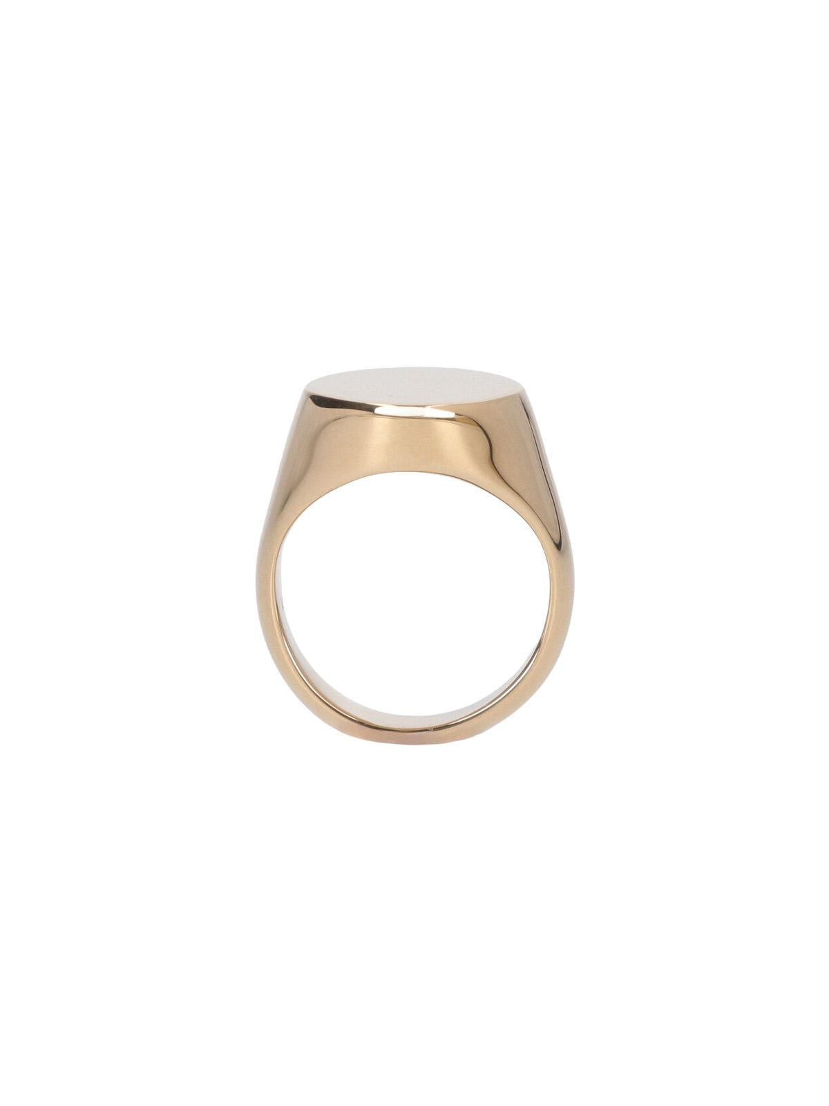 Maison Margiela Silver PVD Signet Ring