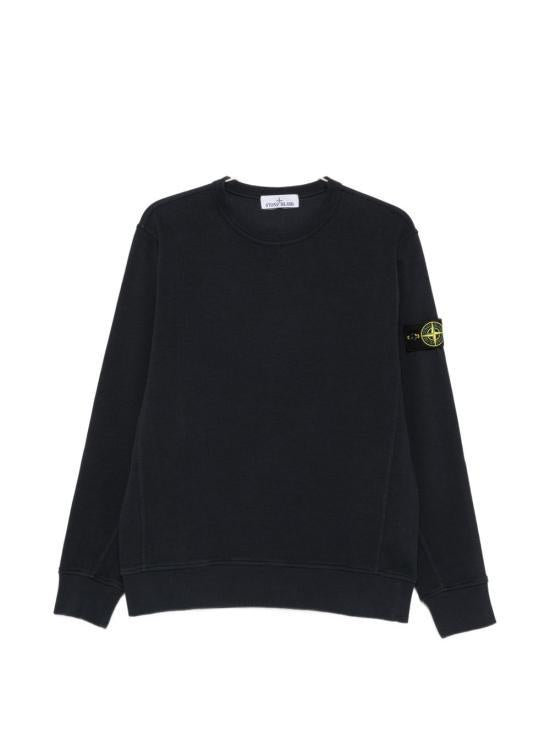 STONE ISLAND Organic Cotton Interlock Sw L2S15 6100017 S0472 V0020 NAVY BLUE DOM