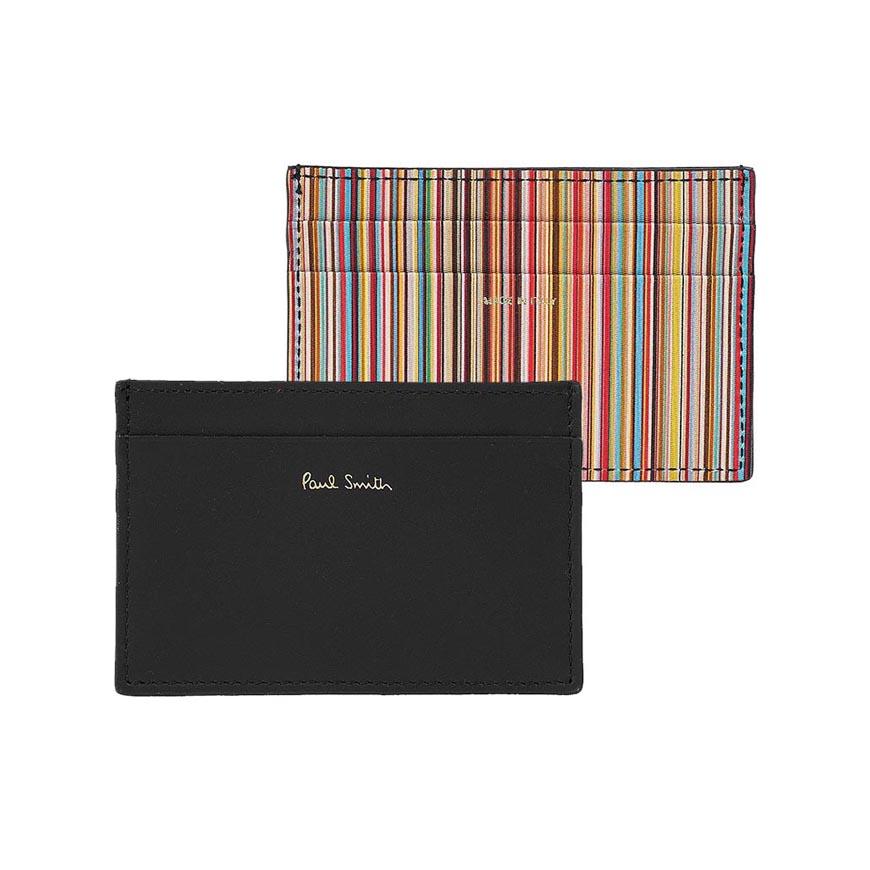 Paul Smith Men’s Stripe Card Holder Wallet M1A 4768 CMULTI 79