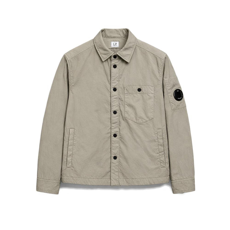CP Company Dove Gray Chrome-R Padded Shirt Jacket for Wom 20CKOW101C 00L3C00 904