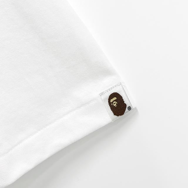 BAPE Giant First Camo Big Ape Head Short Sleeve T-Shirt White/Gray