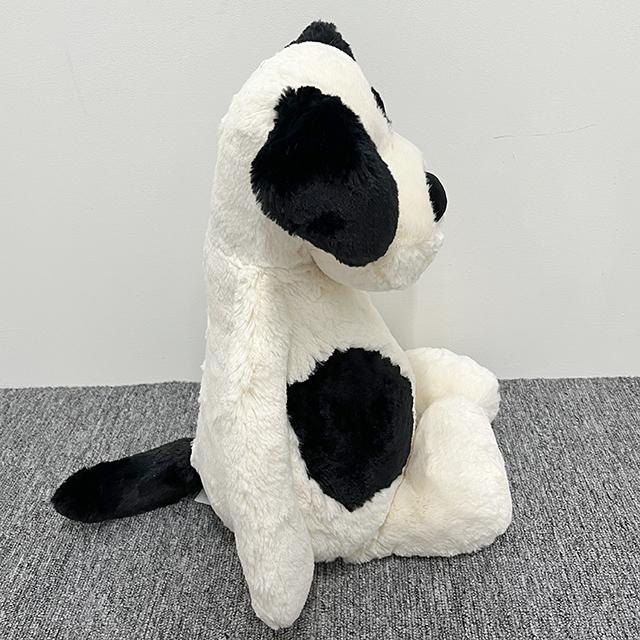 jELLYCAT Bashful Lopperty Black Cream Puppy Huge Plush Keyring