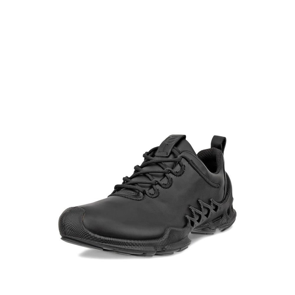 ecco BIOM AEX Men’s Low-Top Sneakers Black Leather