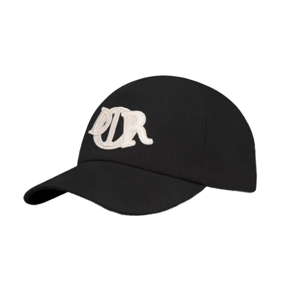 DIOR MEN Logo Ball Cap Black Men’s Baseball Hat 483C901A4511981
