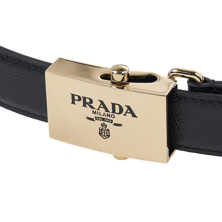 PRADA Women's Saffiano Leather Belt 1CC476 053 F0002