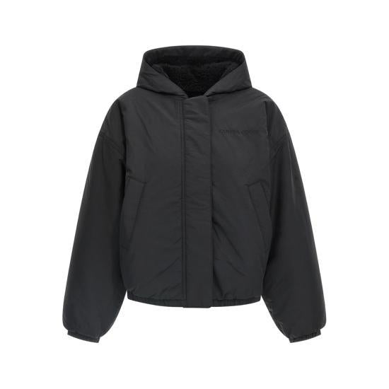 Canada Goose Black Short Down Puffer Jacket for Men 7068 W9381