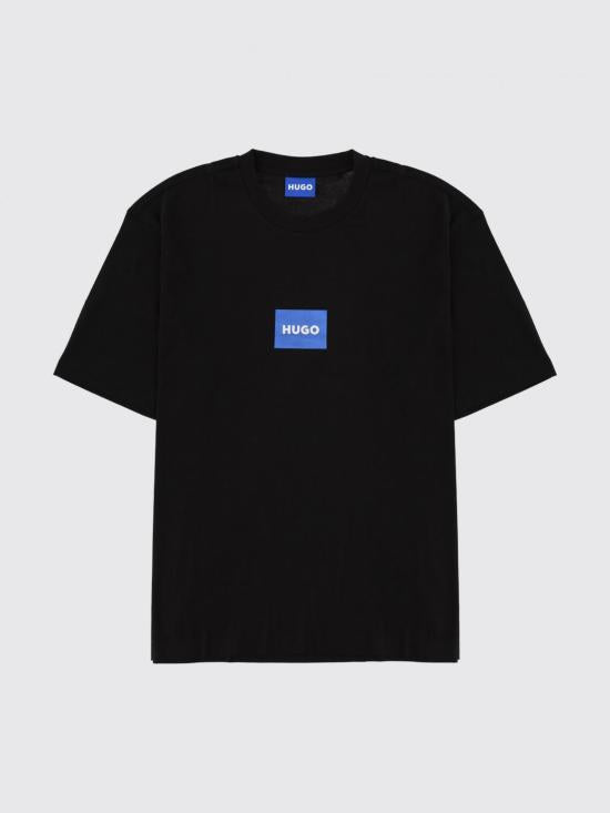 HUGO BOSS Cotton Jersey Logo T-Shirt Black Men’s 505543820 01