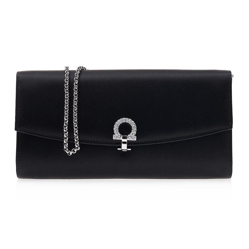 Ferragamo Gancini Mini Shoulder Bag for Women 21 2966 NERO 0758976