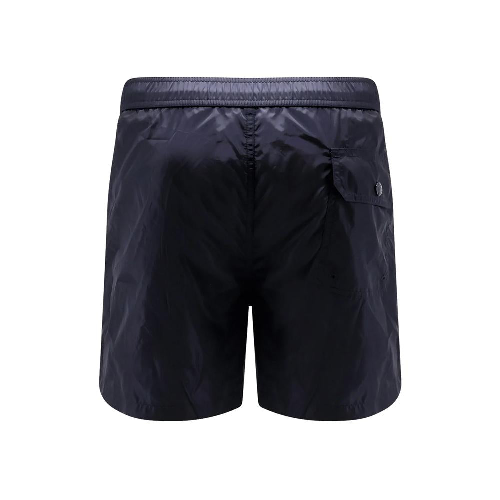 Moncler Logo Patch Swim Shorts Navy Men’s L1091 2C00014 53326 743
