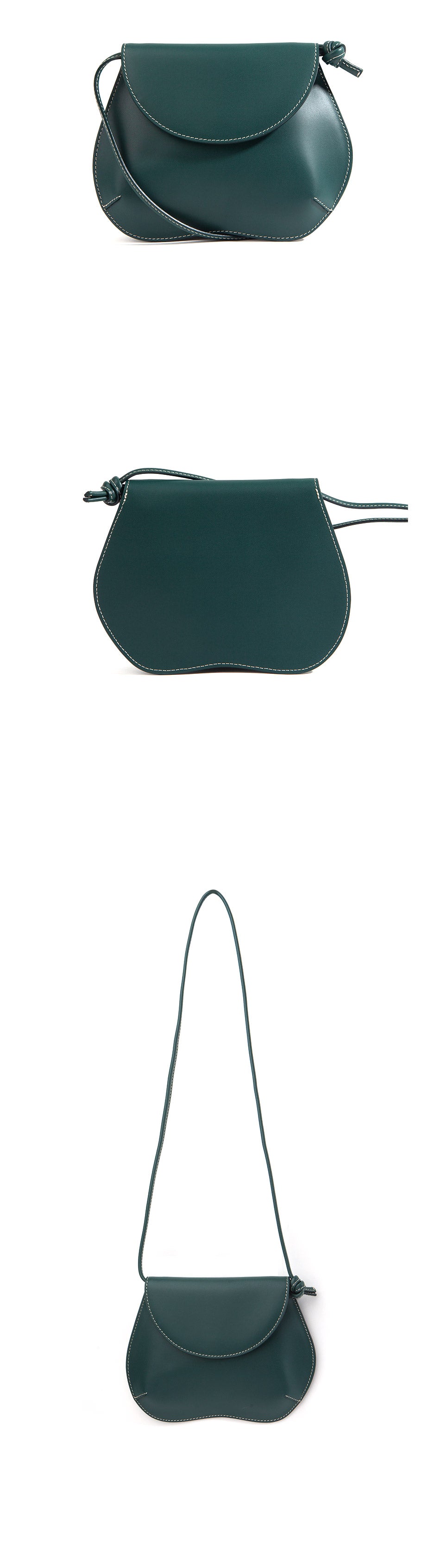 LITTLE LIFFNER Pebble Mini Shoulder Bag Racing Green CR3530