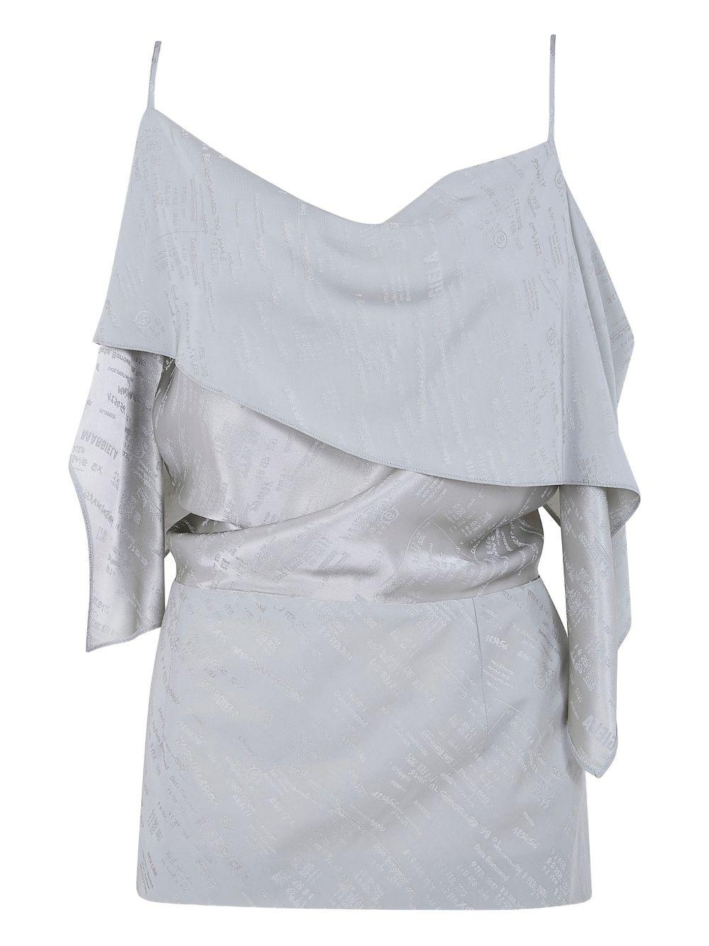 Maison Margiela Black Sleeveless T-Shirt Dress