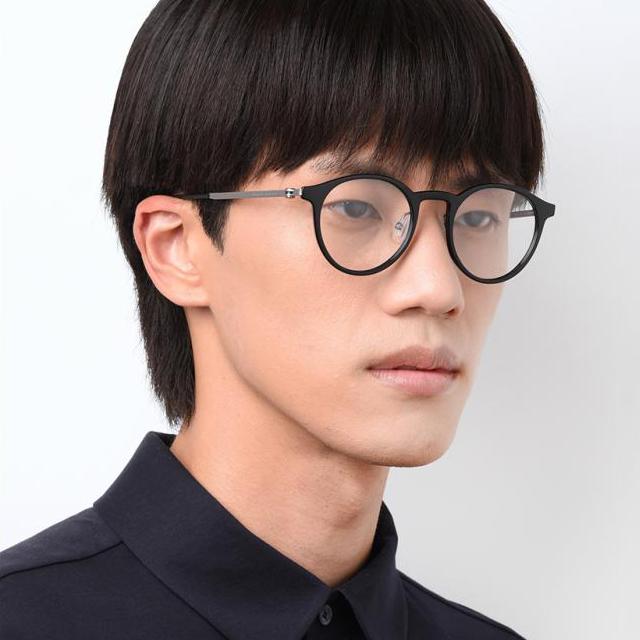 HUGO BOSS Ultra Lightweight Round Acetate Eyeglass Frames Unisex BOSS1350F TI7