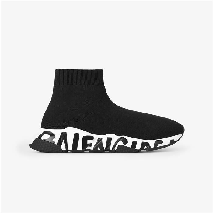 BALENCIAGA Speed Runner Graffiti Unisex Low-Top Sneakers 605942 W2DB7 1015