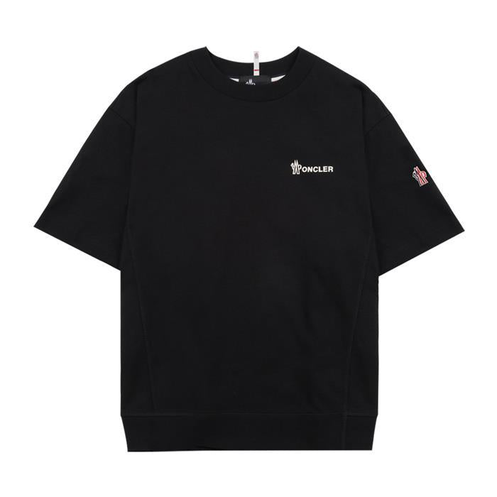 Moncler Grenoble Logo Cotton Short Sleeve T-Shirt Black