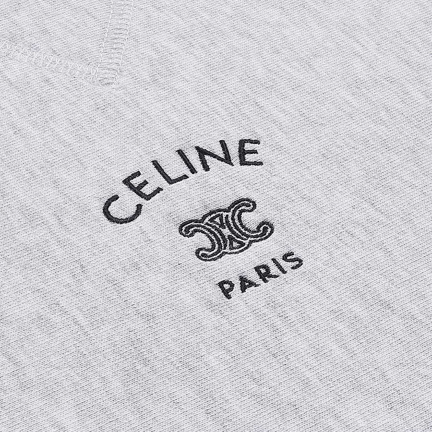 CELINE Women’s Cotton Fleece Loose Sweatshirt RY0U41233 10PB