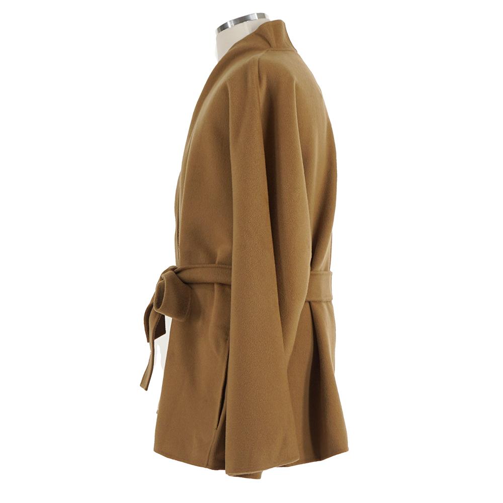 Max Mara Studio Forte Camel Wool Coat