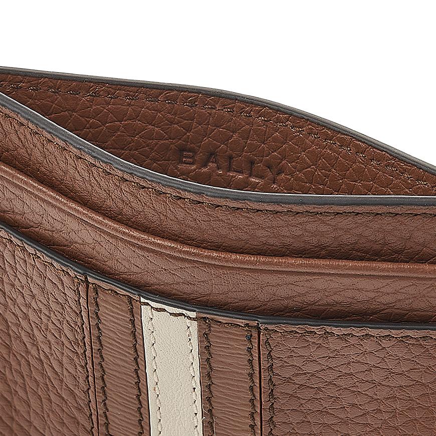 BALLY Men’s Ribbon Card Holder Leather Wallet Accessory RBN C CARD CASE U808P 1