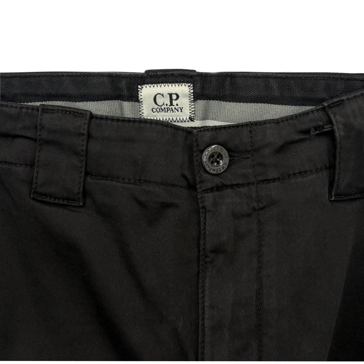 CP Company Lens Patch Satin Cargo Pants RSCMPA743A 999