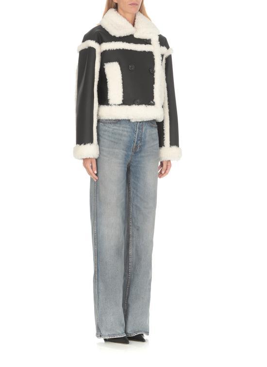 STAND STUDIO Shearling Faux Fur Jacket for Women 61090901089100 DOM