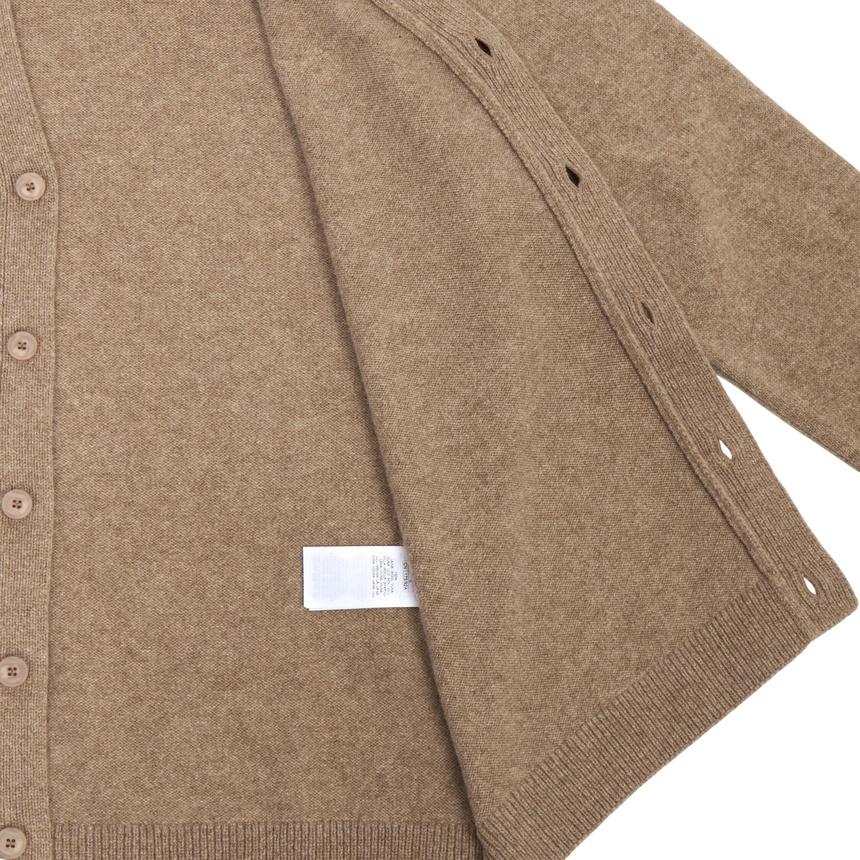Maison Kitsune Fox Head Wool Knit Cardigan for Men