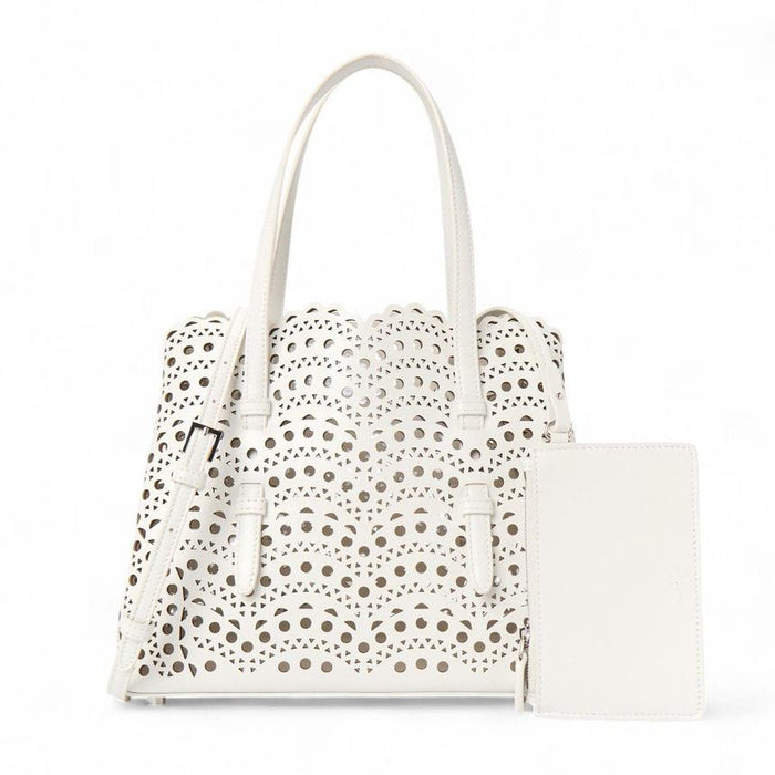 ALAIA Mina 25 Women’s Leather Tote Bag