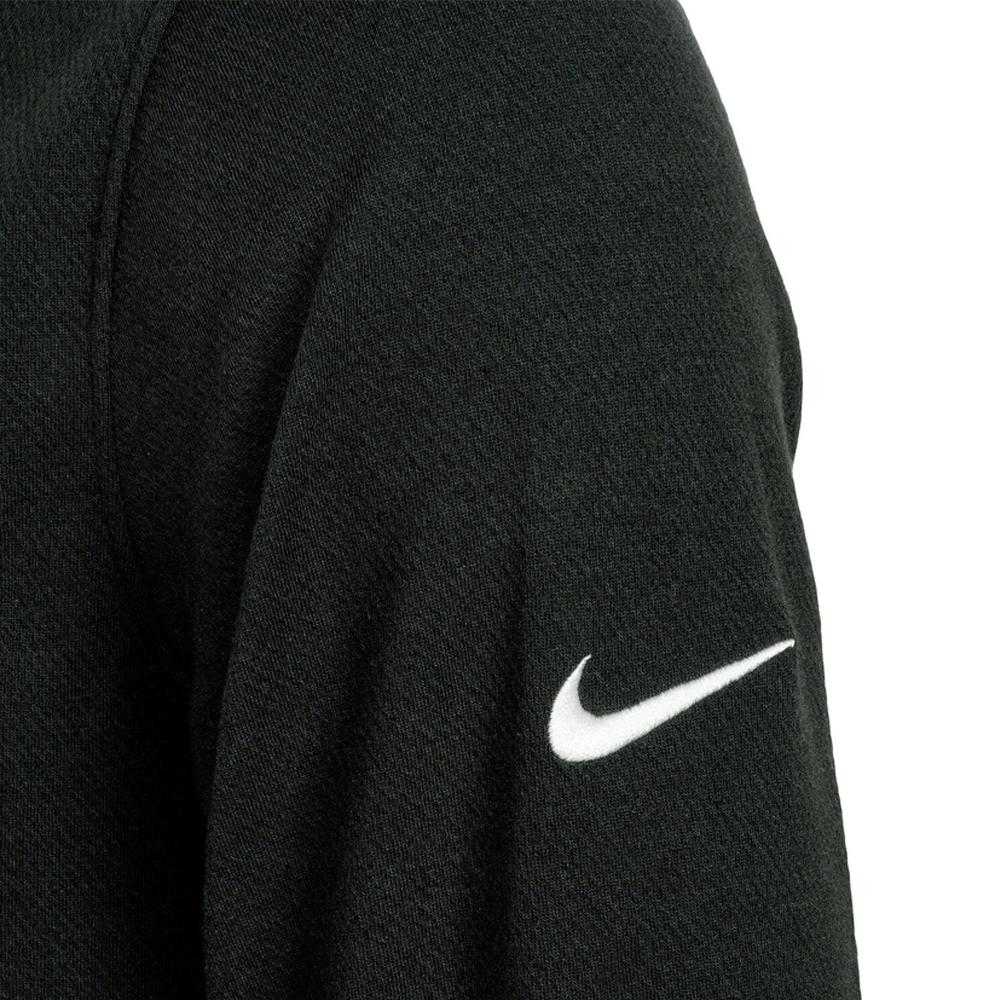 Nike Dri-FIT Logo Embroidered Half-Zip T-Shirt Black BV0398 010