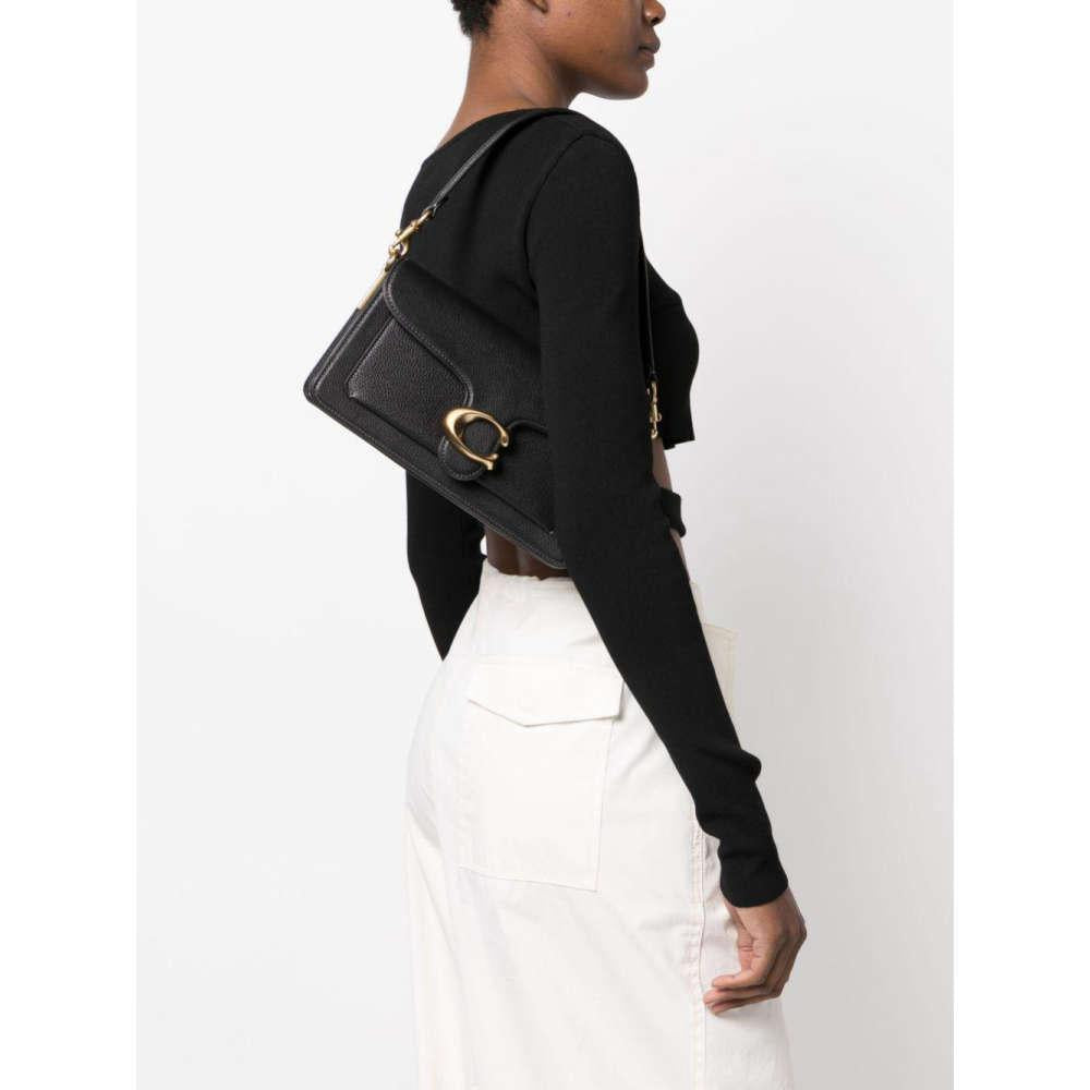 Coach Tabby 26 Black Leather Women’s Shoulder Bag