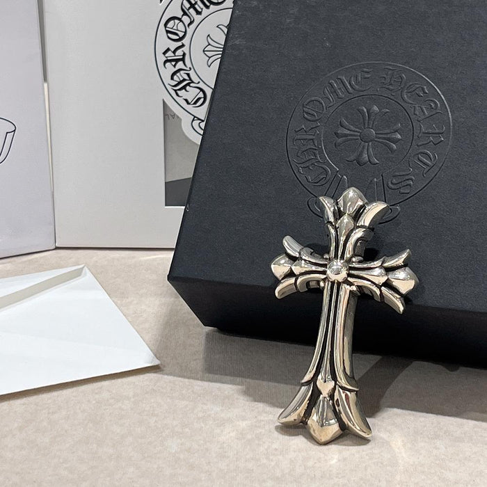 Chrome Hearts Double Cross Pendant Large Charm Jewelry