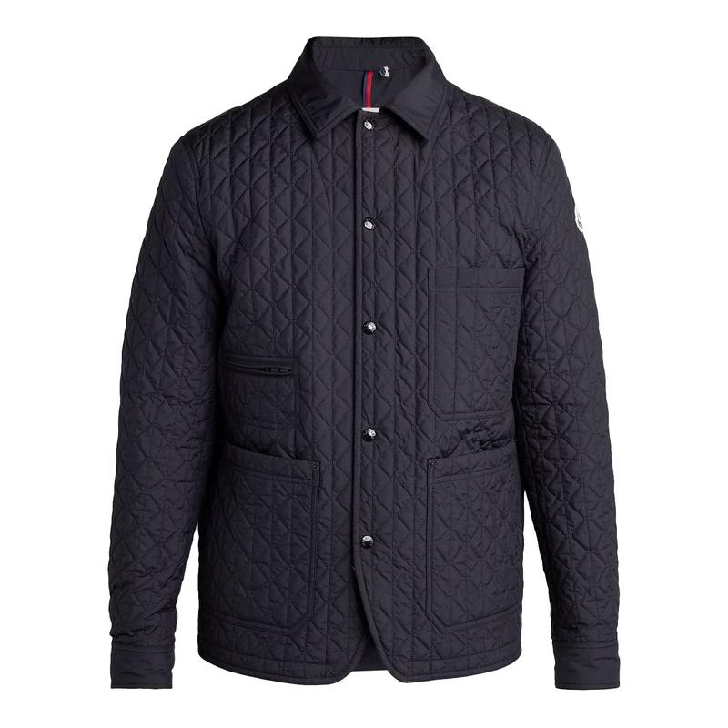 Moncler Diamond Quilted Men’s Down Puffer Jacket Navy