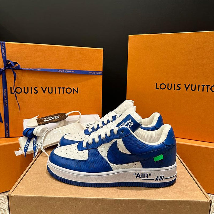 Louis Vuitton Blue Virgil Abloh Low-Top Sneakers for Men