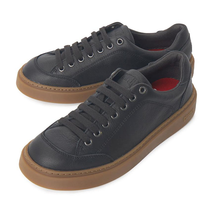 Camper Runner Twenty-Five Men’s Leather Low-Top Sneakers Black