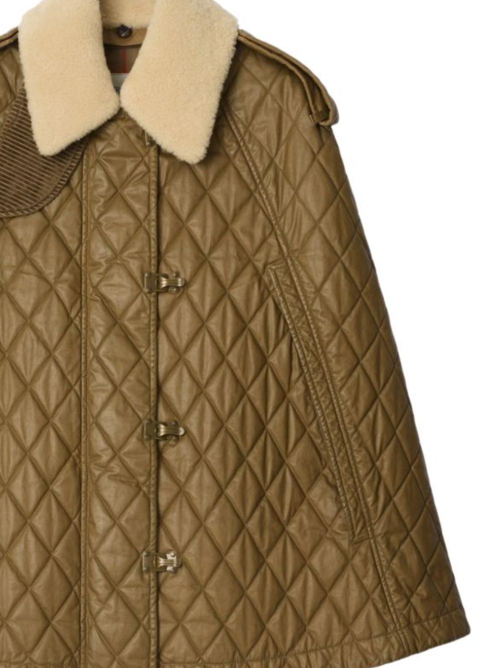 BURBERRY Wool Cape Vest Coat
