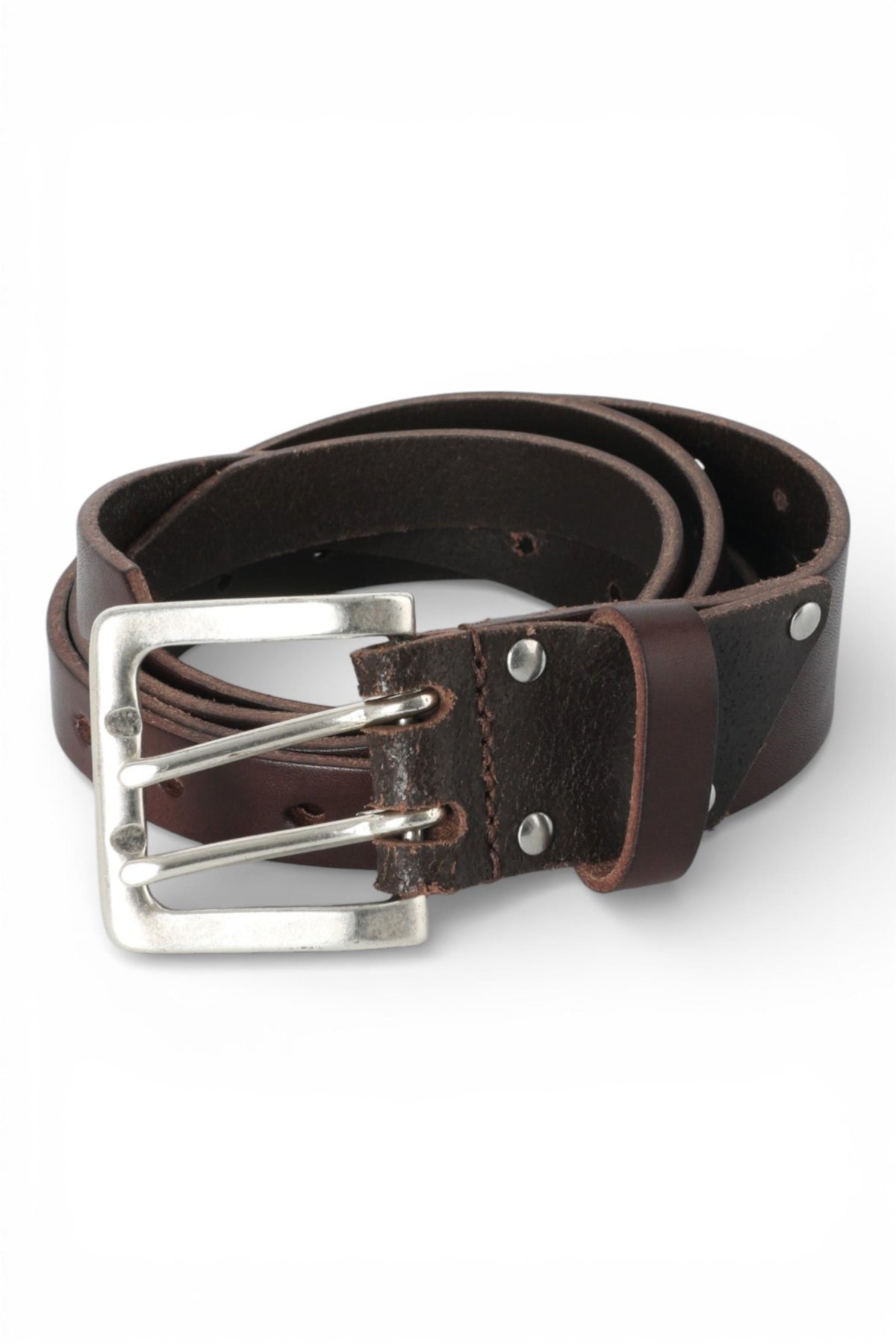 OUR LEGACY Brown Leather Split Belt A42484O