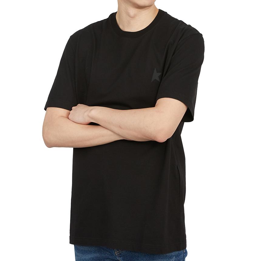 GOLDEN GOOSE Men’s Short Sleeve T-Shirt White Cotton