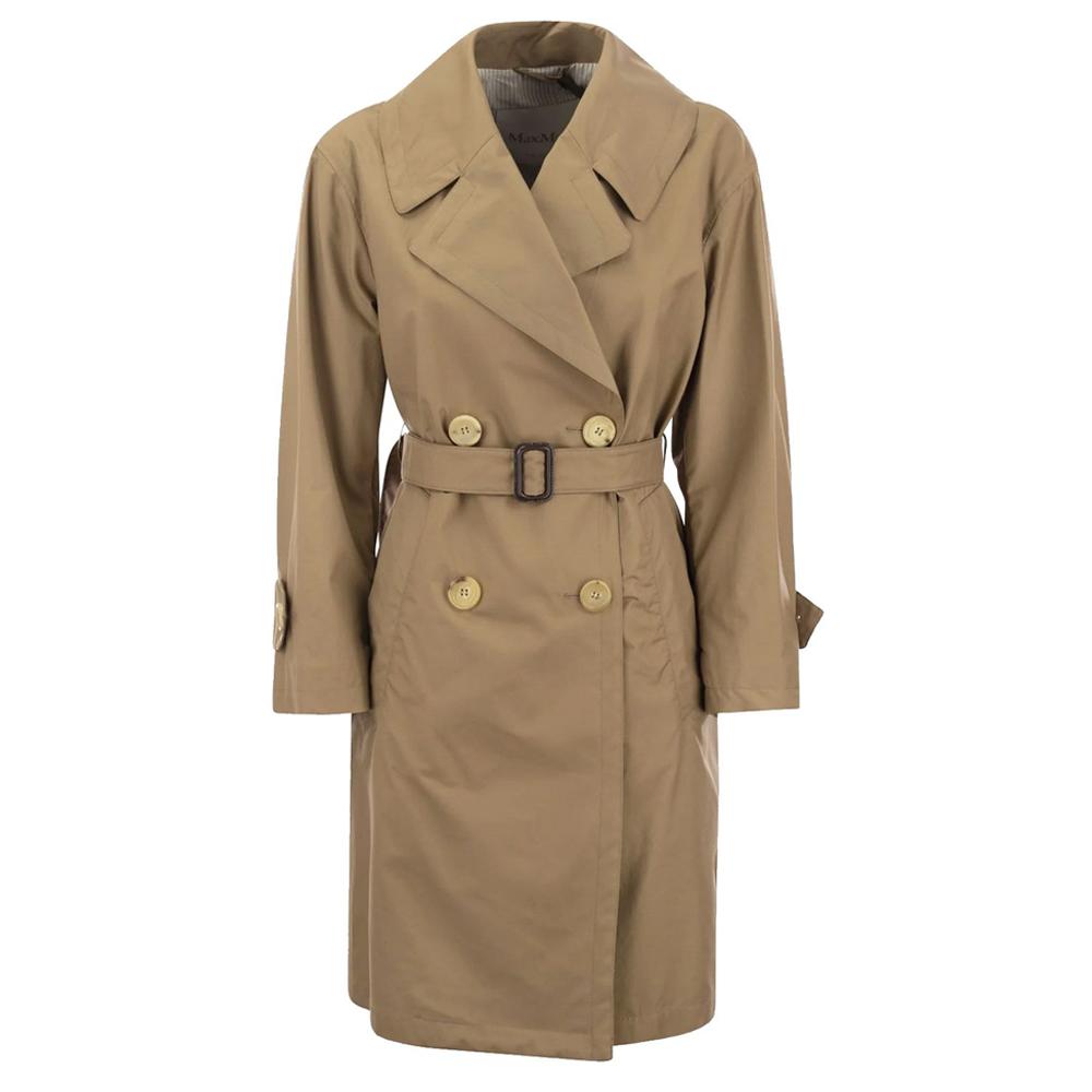 Max Mara V-Trench Belted Trench Coat Beige Women’s